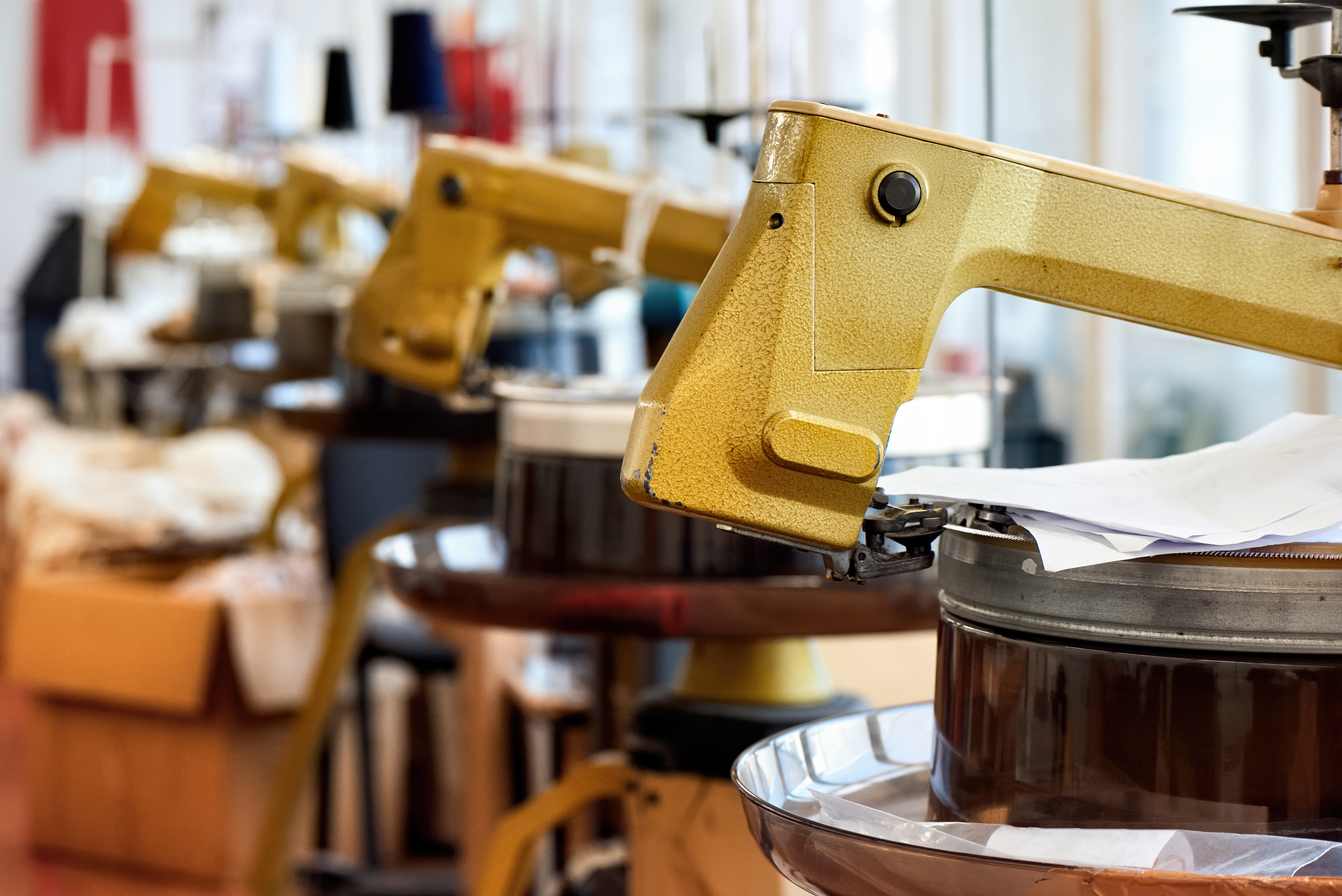 lots of sewing machines